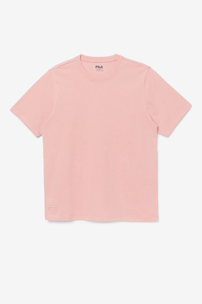 Fila T-Shirt Vinny Mens Pink - India TWB-251867